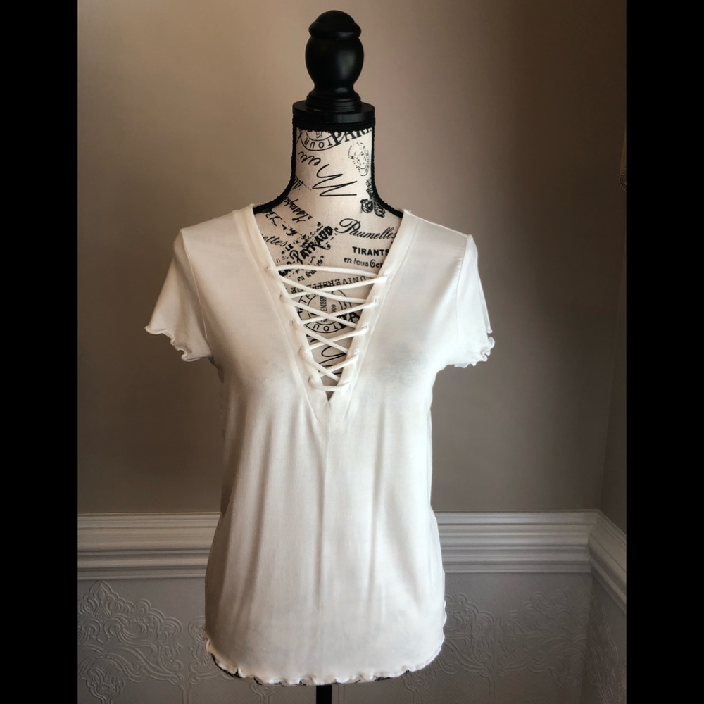 American Eagle Soft & Sexy Strap Front Top